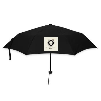 Faim Furieuse: Visage Colérique et Snack - Parapluie standard - noir - Devant