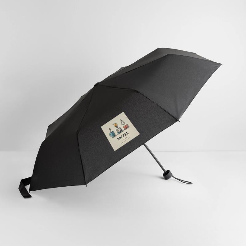 Kaffee Code Design Regenschirm (klein)