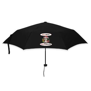 Souris de Noël - Parapluie standard - noir - Devant