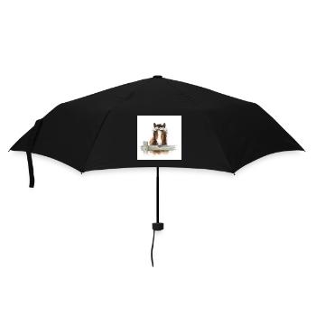 Floral Crowned Horse - Umbrella (small) - black - Front
