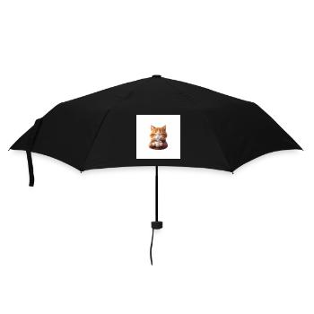Cuddly Kitten Coffee Magic - Umbrella (small) - black - Front