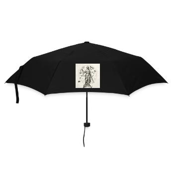Zodiac sign Libra - Umbrella (small) - black - Front