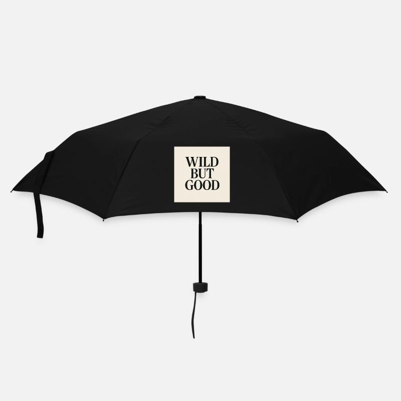 WILD BUT GOOD - Regenschirm (klein) - Schwarz