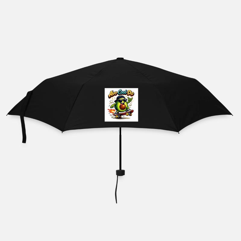 Avacooldo – Bleib ruhig" - Regenschirm (klein) - Schwarz
