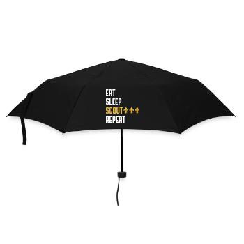 Idée de cadeau de scoutisme - Parapluie standard - noir - Devant