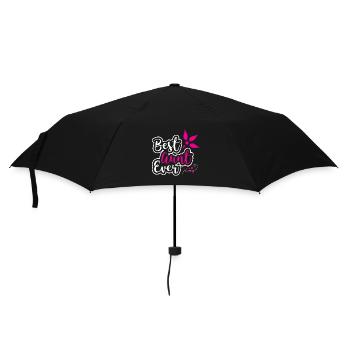Tante beste Tante überhaupt Geburtstagsgeschenk - Regenschirm (klein) - Schwarz - Vorne