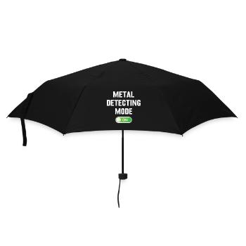 Metal Detecting Mode On Funny Mens Treasure - Umbrella (small) - black - Front