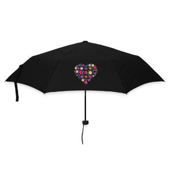 Florist Flower Bouquet Arranging Profession Gift - Umbrella (small) - black - Front