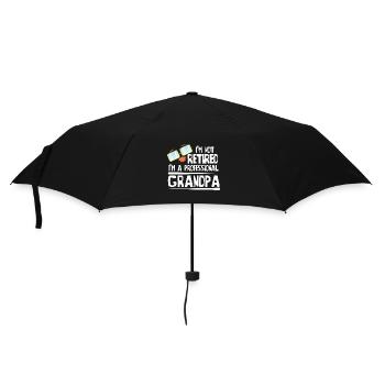 Retired Professional Grandpa Retirement Gift - Umbrella (small) - black - Front