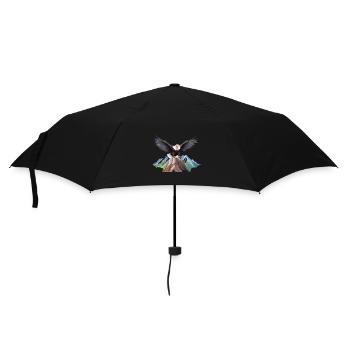 Majestic Eagle - Umbrella (small) - black - Front