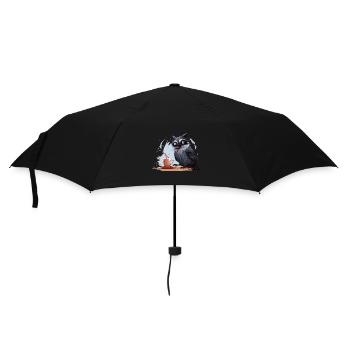 The Caffeine Intruder - Umbrella (small) - black - Front