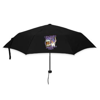 J’aime le bourbon et le tennis Humour drôle Sports - Parapluie standard - noir - Devant
