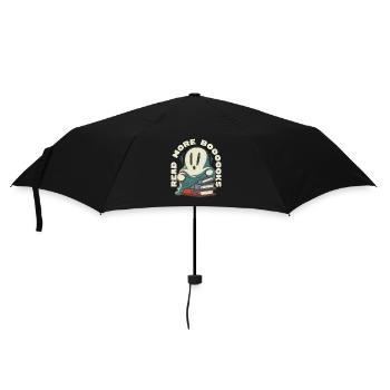 Groovy Read More Books Ghost Cute Funny - Umbrella (small) - black - Front