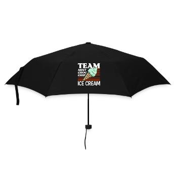 Team Mint Choc Crème glacée Cornet Crème glacée Crème glacée - Parapluie standard - noir - Devant