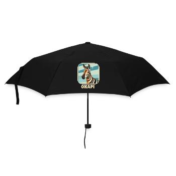 Okapi Sunset Spirit Animal - Umbrella (small) - black - Front
