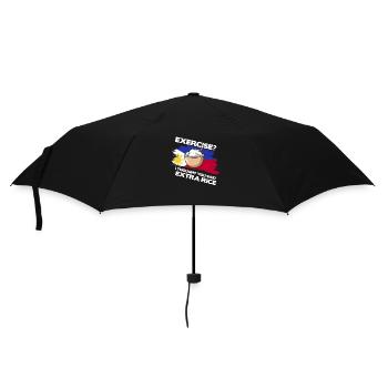 Exercice Je pensais qu’ils avaient dit plus de riz - Parapluie standard - noir - Devant