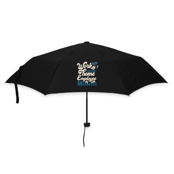 Working From Home - Employee of the Month - Umbrella (small) - black - Front