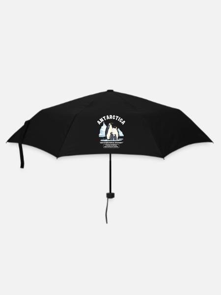 Antarktis - Der Internationale Kontinent - Regenschirm (klein) - Schwarz