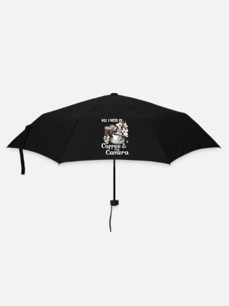All I need is coffee - Umbrella (small) - black