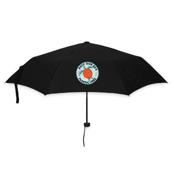 Keep Our Sea Plastic-Free Turtle - Umbrella (small) - black - Front
