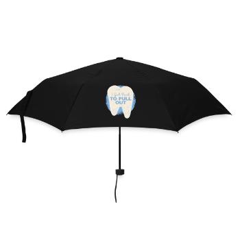 Tooth Fairy Humorous Spell Art - Umbrella (small) - black - Front