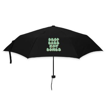 Drop Bass Not Bombs Music Lover Motif - Umbrella (small) - black - Front