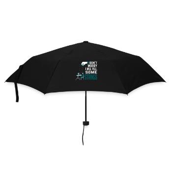 Keine Sorge Ich Ziehe Die Fäden - Programmierer - Regenschirm (klein) - Schwarz - Vorne