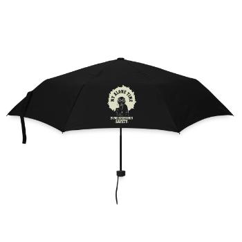 Mon temps seul est pour la sécurité de tous - Parapluie standard - noir - Devant