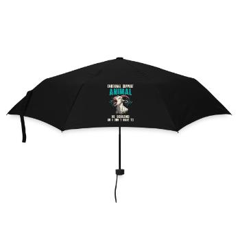 Emotional Support Animal Goat Cries For Me - Umbrella (small) - black - Front