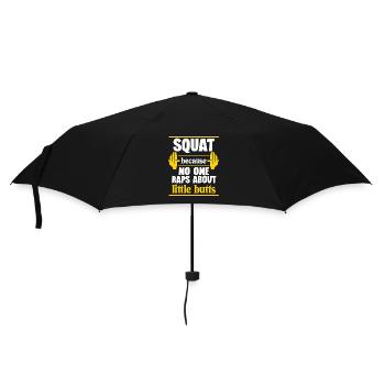 Accroupissez-vous parce que personne ne rappe sur les petits culs - Parapluie standard - noir - Devant