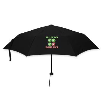 Parlay Passion pour les paris sportifs et la chance - Parapluie standard - noir - Devant