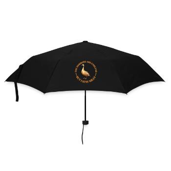 Die Schrecken Sind Endlos Aber Ich Bleibe Albern - Regenschirm (klein) - Schwarz - Vorne