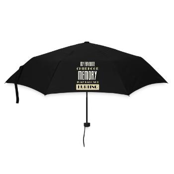 Favorite Childhood Memory Is My Back Not Hurting - Umbrella (small) - black - Front