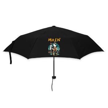 MOIN - Regenschirm (klein) - Schwarz - Vorne