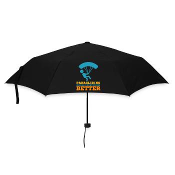 Paragliding Makes Everything Better - Umbrella (small) - black - Front
