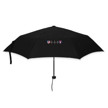 Laos - Parapluie standard - noir - Devant