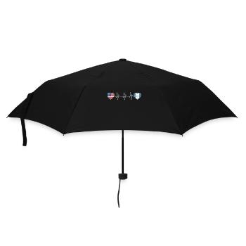 Guatemala - Regenschirm (klein) - Schwarz - Vorne