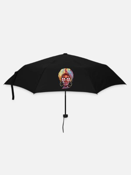 England - Regenschirm (klein) - Schwarz