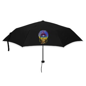 Ukraine - Regenschirm (klein) - Schwarz - Vorne