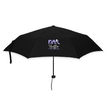 Nail Tech Manucure Technicienne des ongles - Parapluie standard - noir - Devant