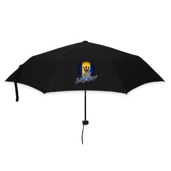 Barbados - Regenschirm (klein) - Schwarz - Vorne