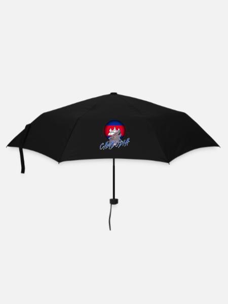 Kambodscha - Regenschirm (klein) - Schwarz