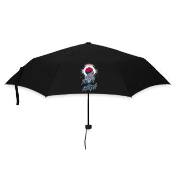 Corée du Sud - Parapluie standard - noir - Devant