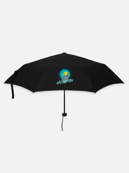 Kasachstan - Regenschirm (klein) - Schwarz
