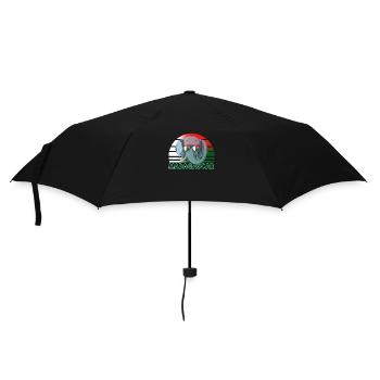 Macédoine - Parapluie standard - noir - Devant
