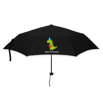 Birthday Boy Tyrannosaurus Rex Dino T-Rex Party - Umbrella (small) - black - Front