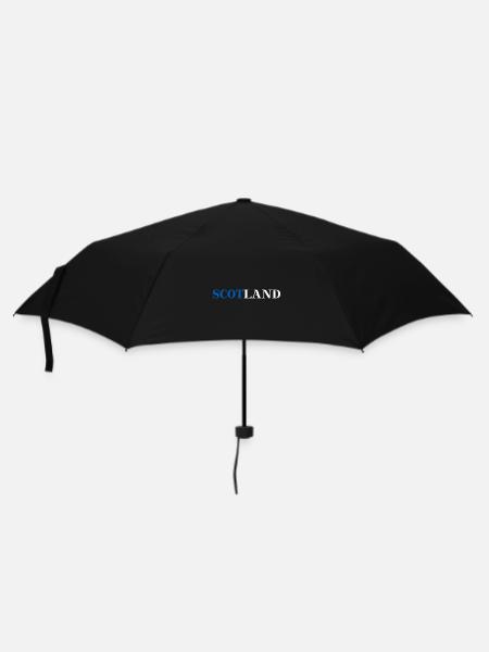 Scotland Schottland Geschenkidee schottisch UK - Regenschirm (klein) - Schwarz