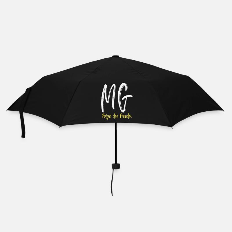 Mani Gen - Folge der Freude - Regenschirm (klein) - Schwarz