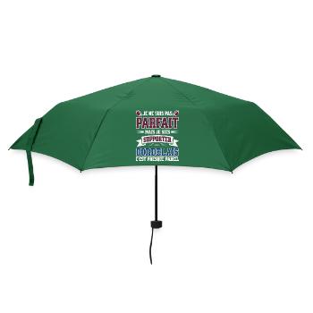 Homme Bordelais Bordeau Rugbyman Rugby Humour - Parapluie standard - vert bouteille - Devant