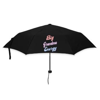 Oma Oma voller Energie Ehefrau Oma - Regenschirm (klein) - Schwarz - Vorne